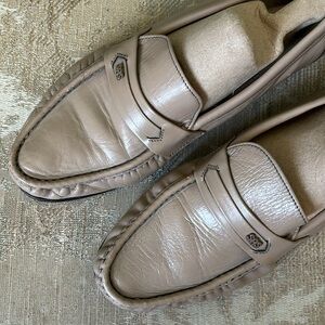 Light gold flat comfort SAS work Sz 11.5N loafers shoes